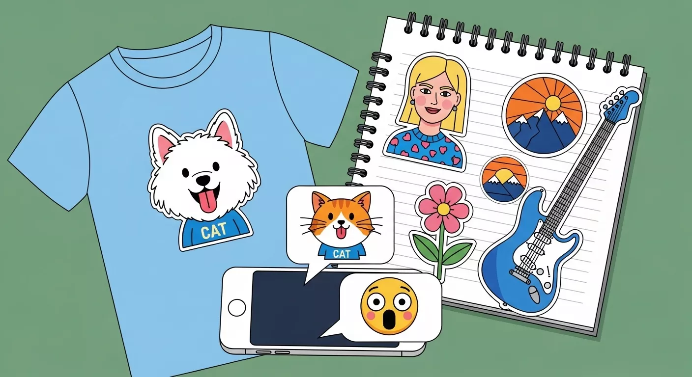 AI Generated Sticker